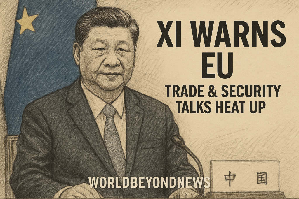 China's Xi warns EU during summit