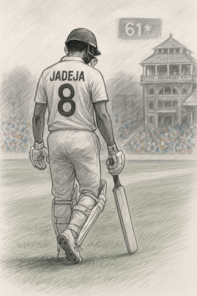 Jadeja 61 Not Out vs England