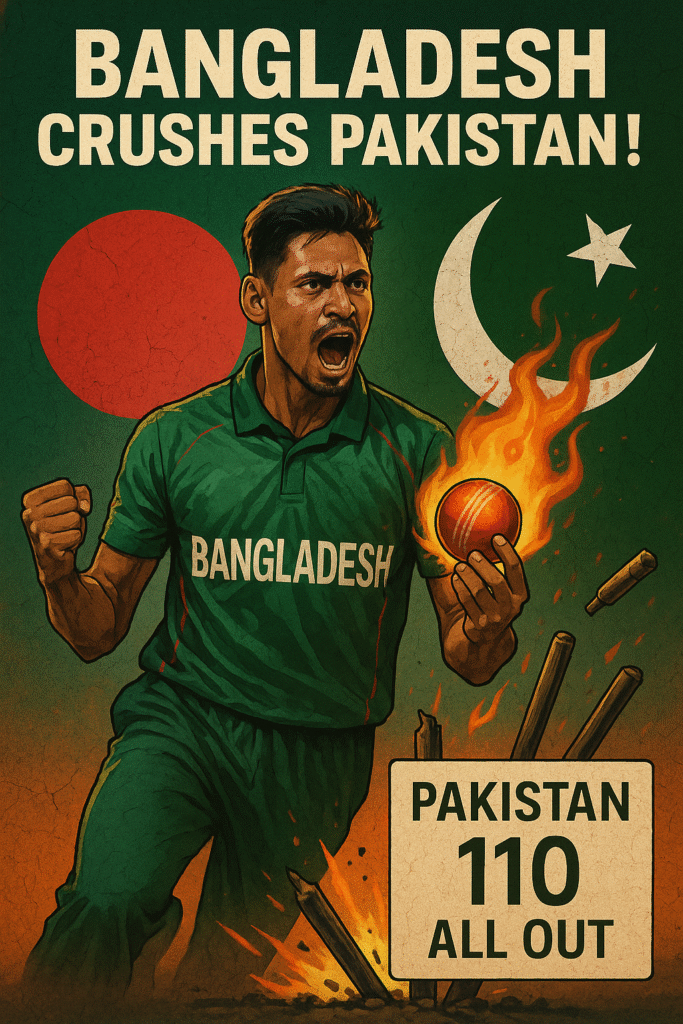 Bangladesh vs Pakistan T20I match