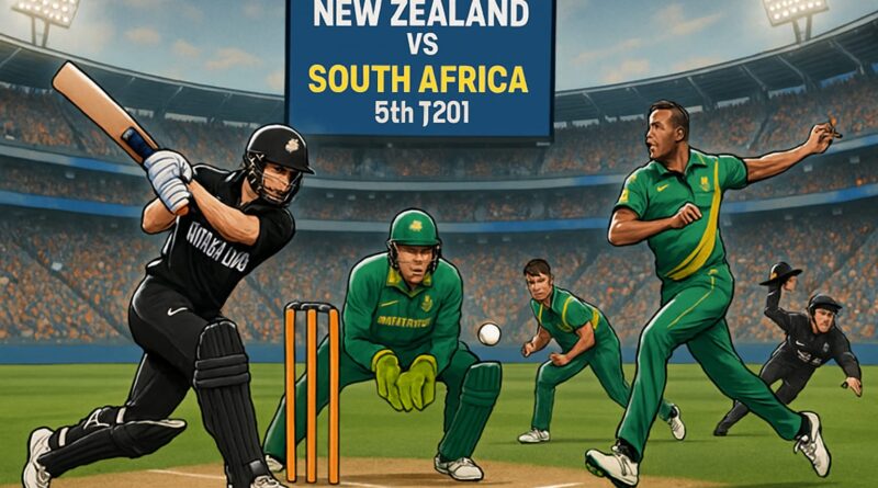 New Zealand vs South Africa 5th Match