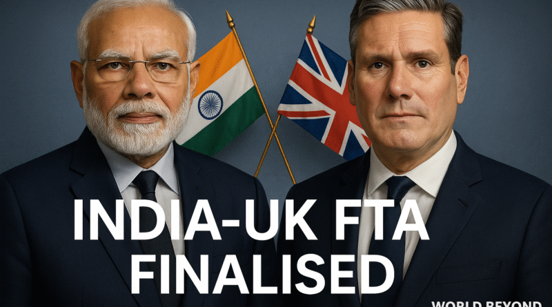 India UK Free Trade Agreement Revealed signing ceremony featuring PM Modi and PM Starmer