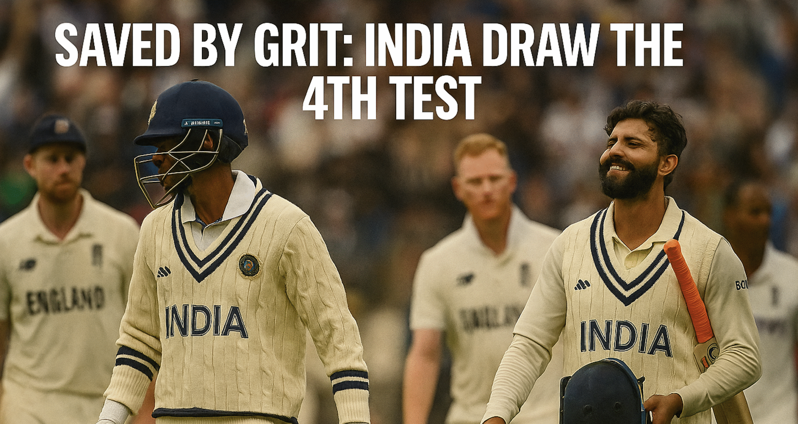 India vs England 4th Test 2025: Not All Victories Need a Trophy, India’s Emotional Defiance at Old Trafford