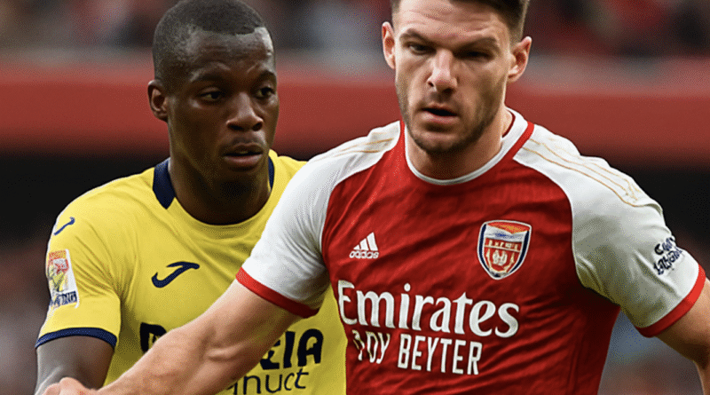 Arsenal vs Villarreal friendly at the Emirates Stadium: Nicolas Pépé celebrates goal against former club