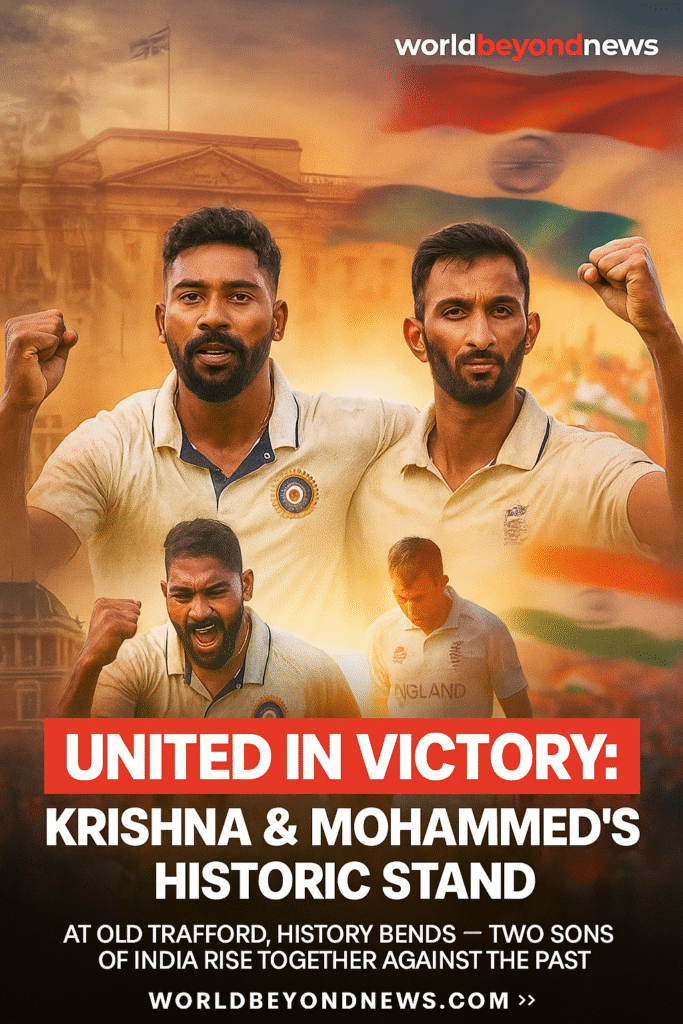 When Krishna and Mohammed Fought Together -- India United at The Oval